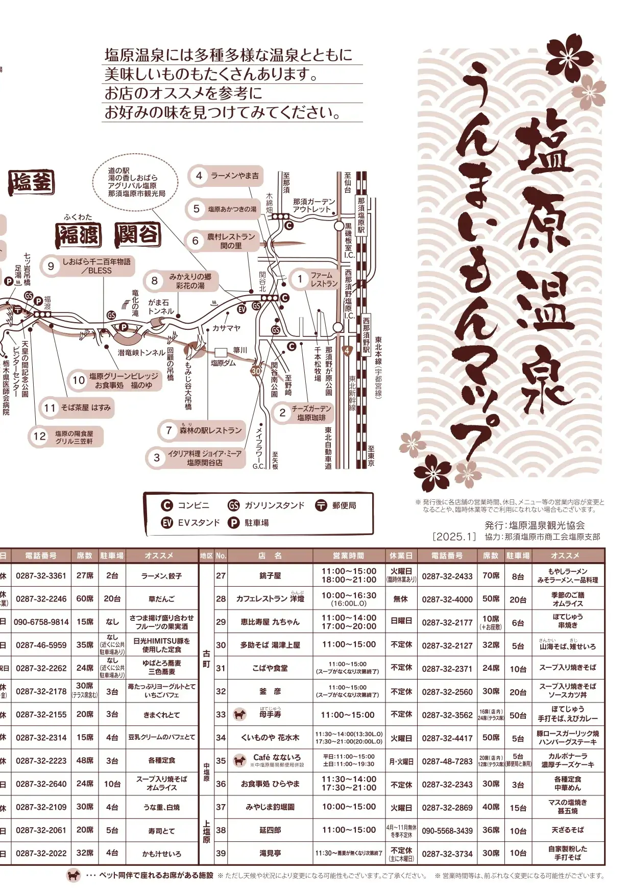塩原温泉うまいもんマップ
