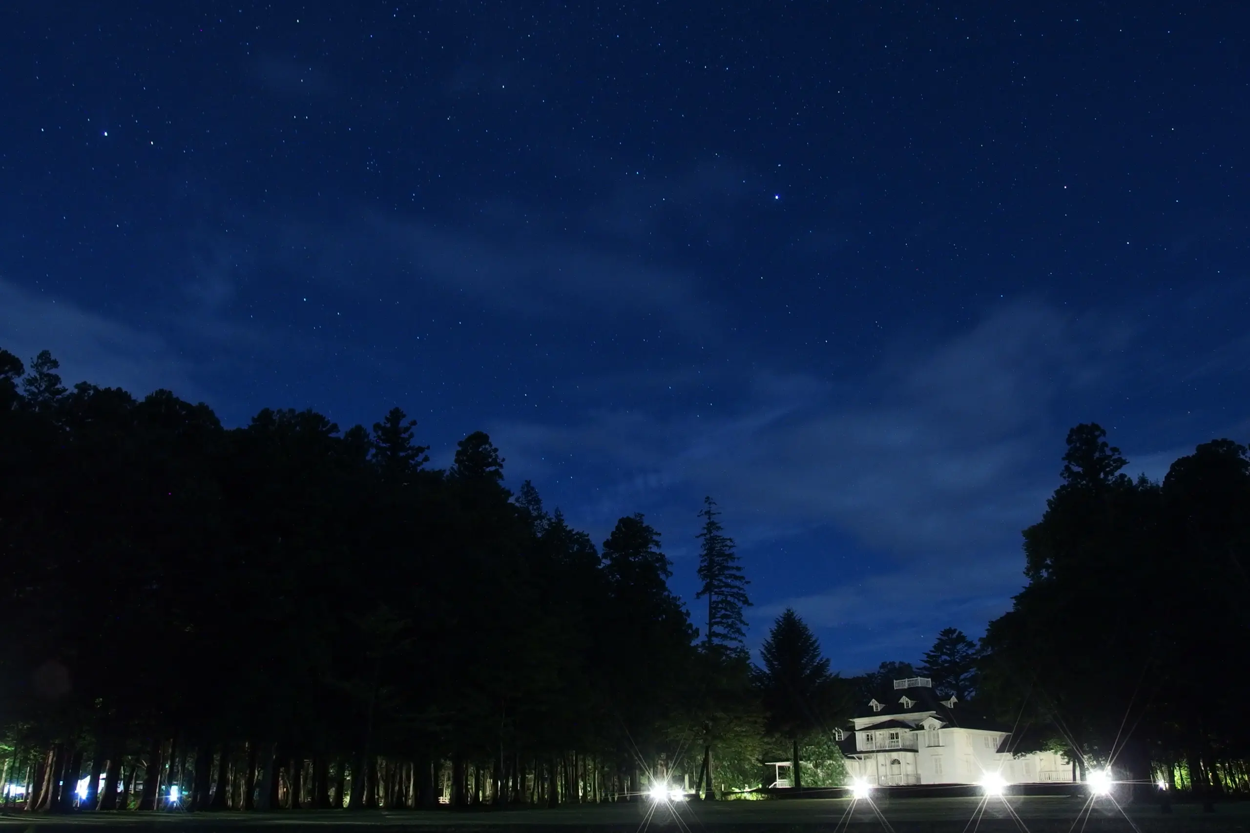 旧青木家那須別邸_月夜